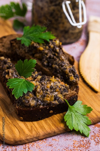 Obraz Mushroom caviar with vegetables