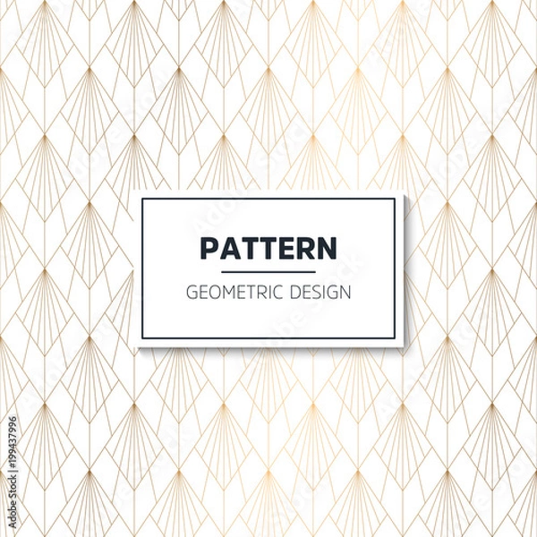 Fototapeta Seamless geometric pattern. Geometric simple print. Vector repeating texture. Modern hipster swatch
