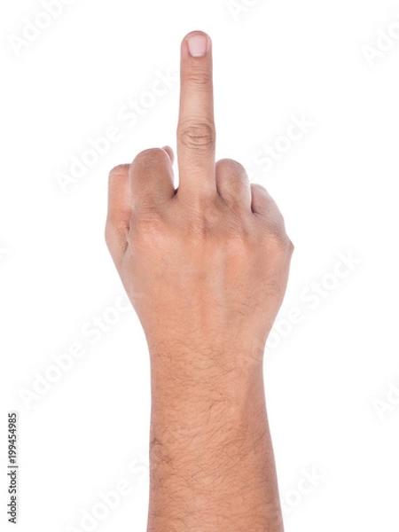Obraz middle finger