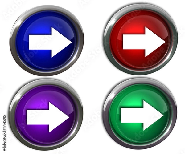 Obraz Buttons Arrows