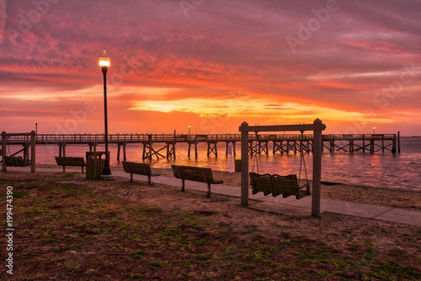 Obraz Waterfront Sunrise