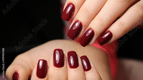 Fototapeta beautiful long nails