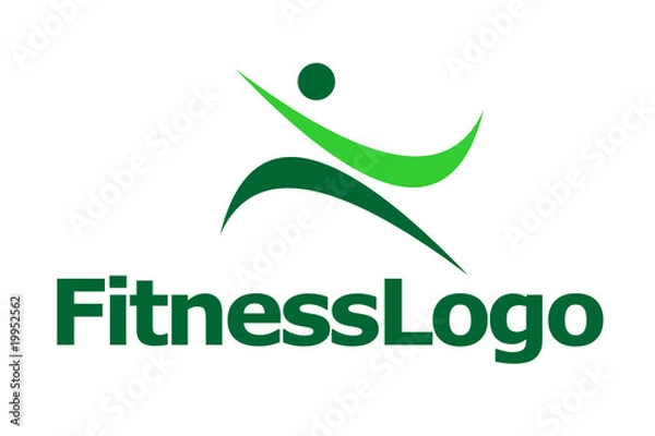 Obraz fitness logo