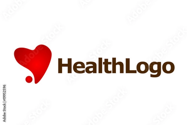 Obraz abstract heart logo