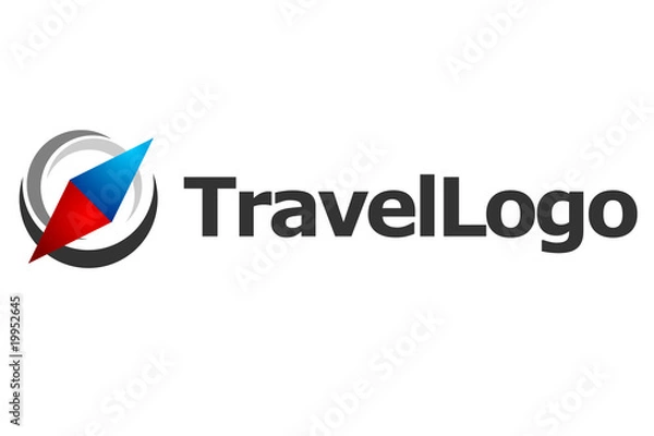 Obraz navigation compass logo