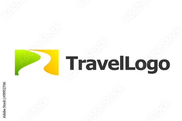 Obraz travel road logo