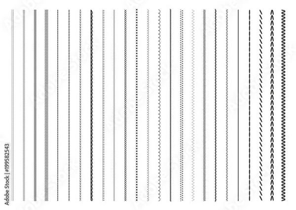 Obraz 25 ściegów szycia