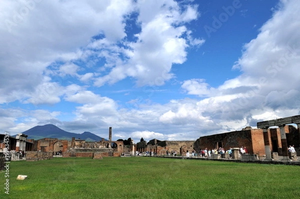 Obraz 南イタリア、ポンペイの遺跡