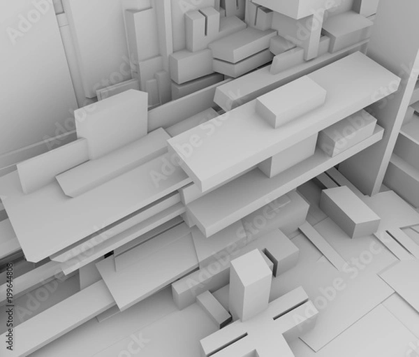 Fototapeta 立方体の背景素材