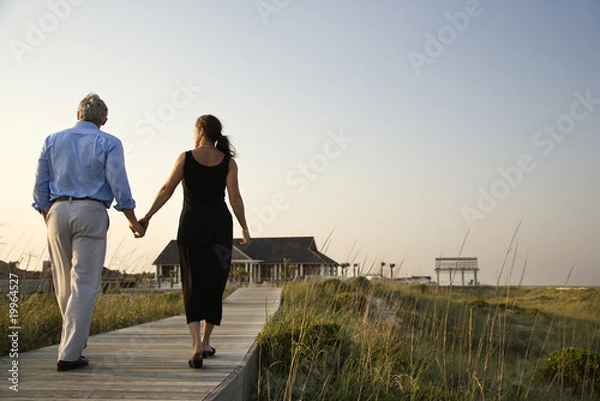 Obraz Couple on Boardwalk