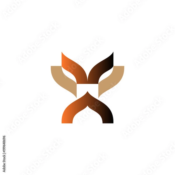 Fototapeta Abstract Logos. Unique Elements Design Template.