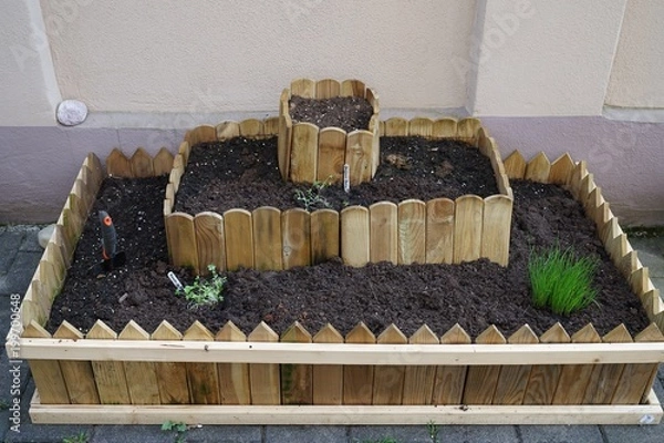 Obraz Blumenbeet DiY