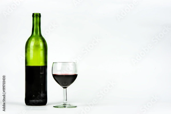 Obraz butelka z winem