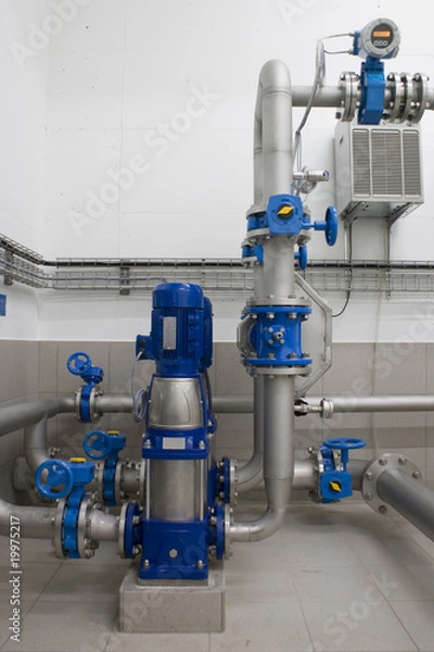 Fototapeta Wasserpumpe