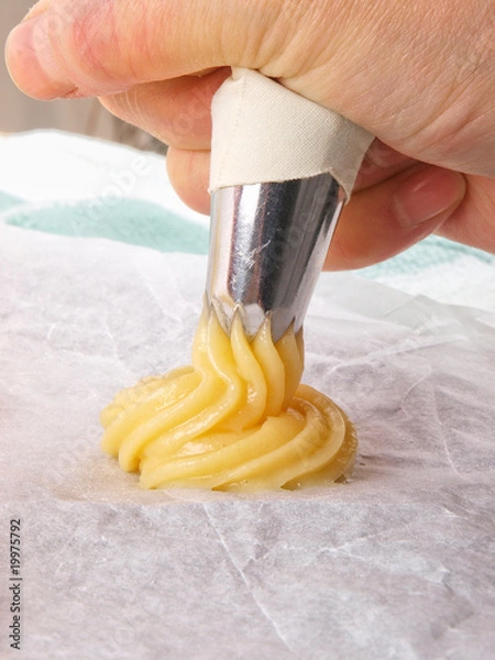 Obraz Choux pastry dough