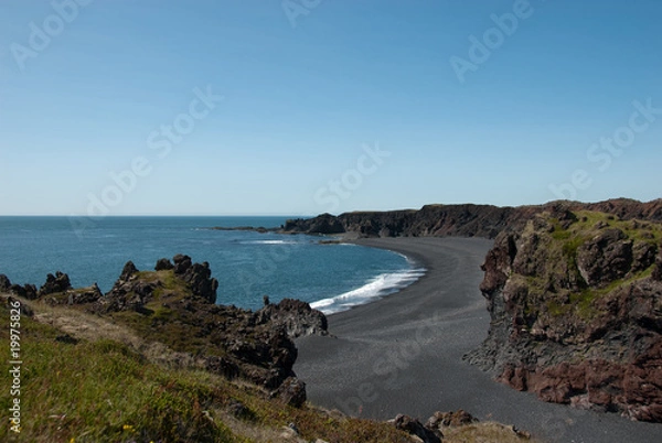 Obraz Côte à Djupalonssandur 1