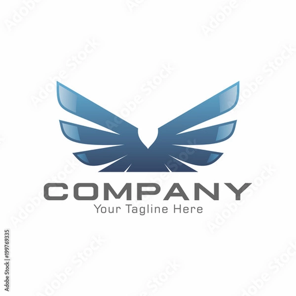 Fototapeta Eagle Logo Vector Template