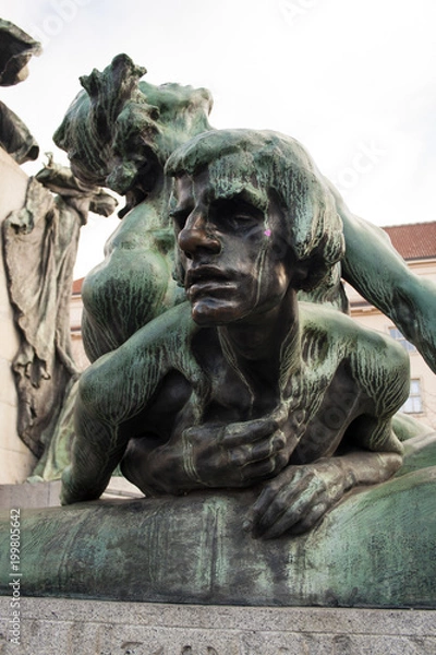 Fototapeta Prague statue