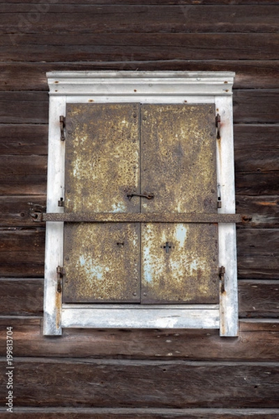 Obraz Old locked window