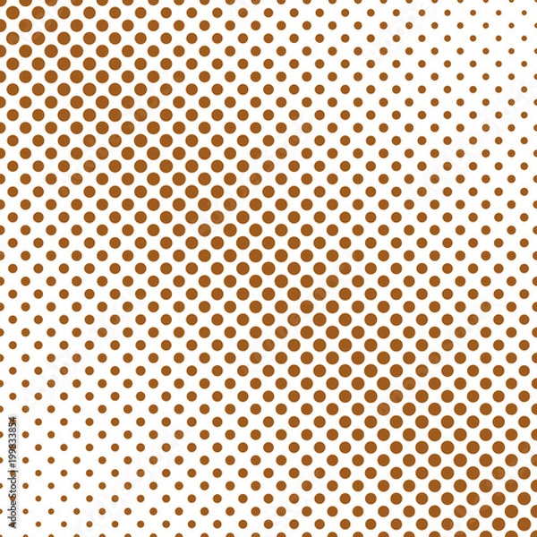 Obraz Halftone diagonal dot pattern background design - abstract vector graphic