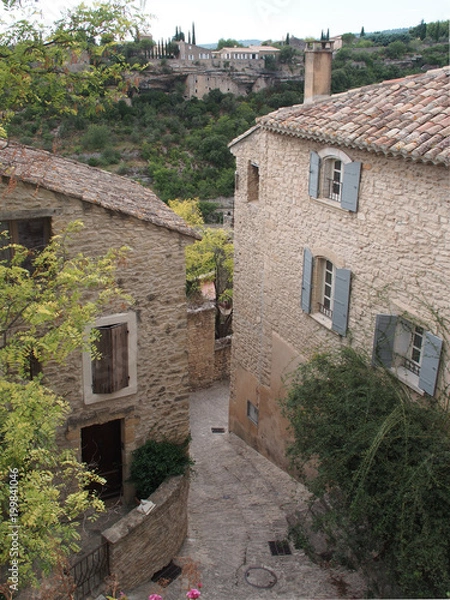 Obraz Le village de Gordes dans le Parc du Lubéron, Vaucluse