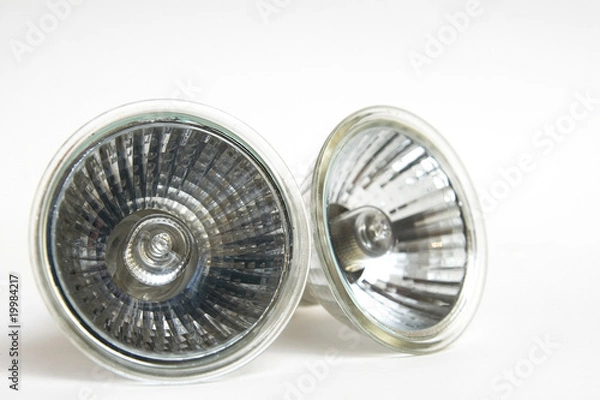 Fototapeta lámparas halógenas