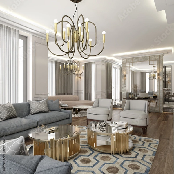 Fototapeta Living room