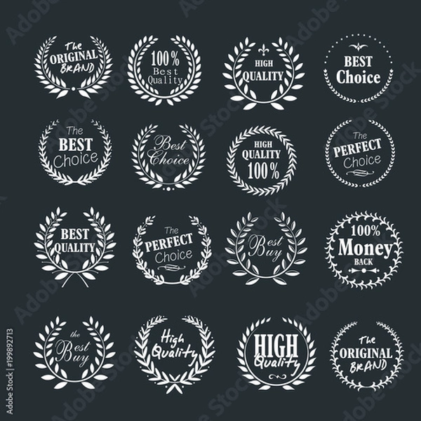 Obraz business labels