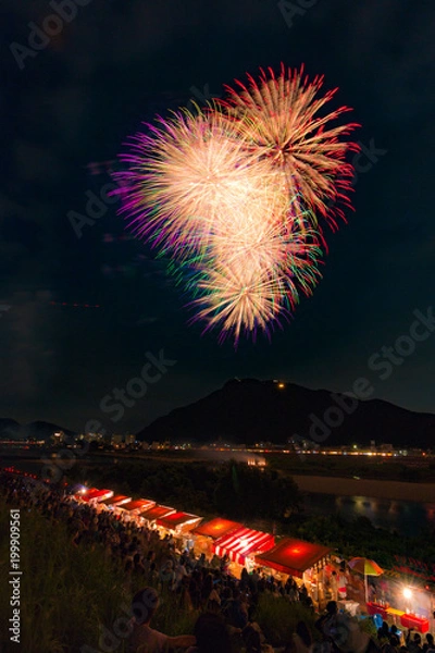 Obraz 全国花火大会(長良川花火大会） 2017