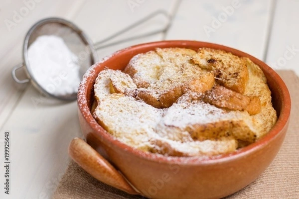 Obraz Bread butter pudding