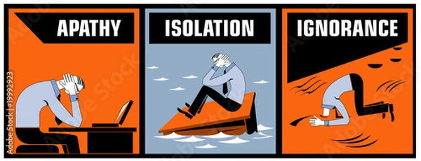 Fototapeta Common office problems