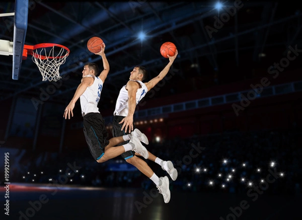 Fototapeta Basketball player in action