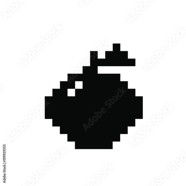 Fototapeta Orange pixels