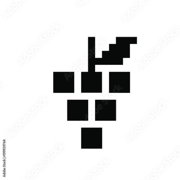 Fototapeta Grape pixels