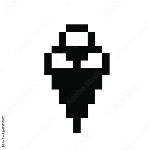 Fototapeta Ice cream pixels