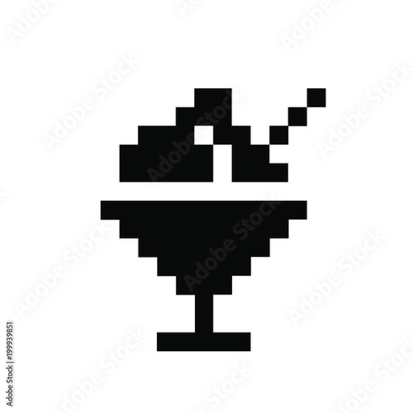 Fototapeta Ice cream pixels