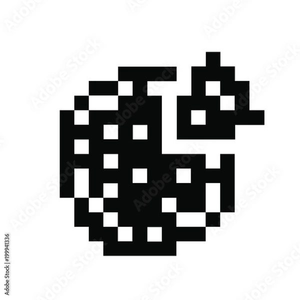 Fototapeta Pizza pixels