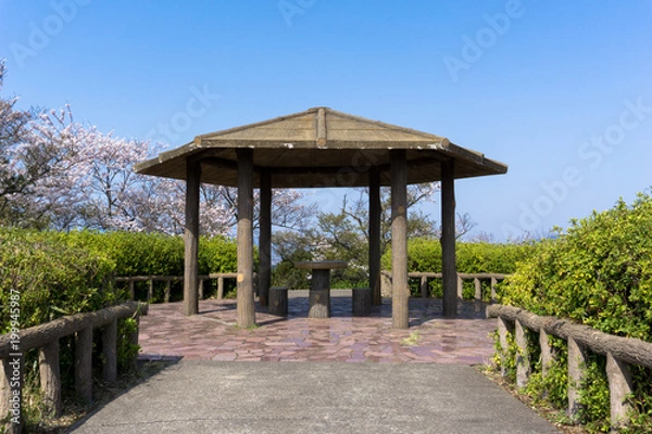 Obraz 老の山公園の東屋