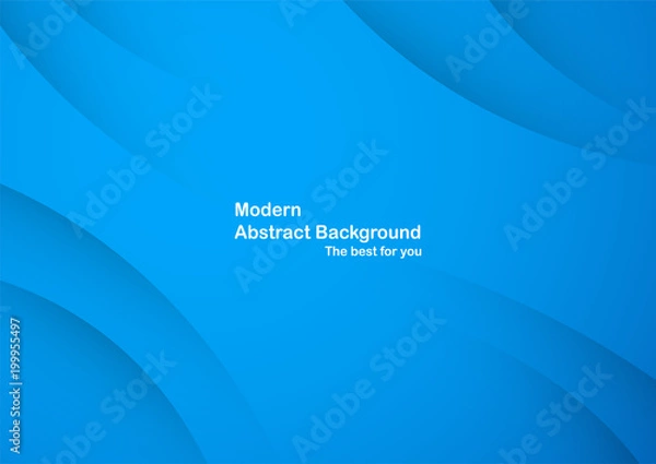 Fototapeta Abstract blue background with copy space for text.