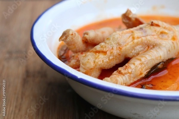 Obraz Curry with chicken feet