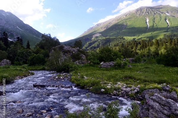 Obraz mountain river