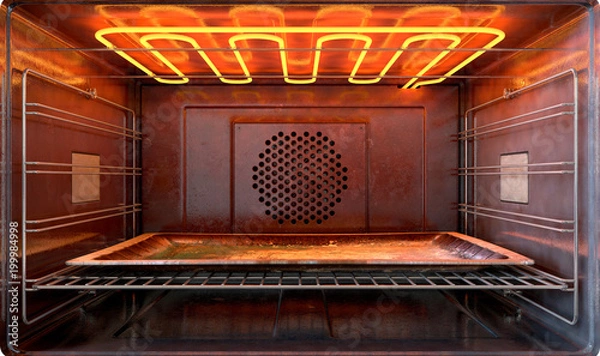 Obraz Wewnątrz Piekarnik