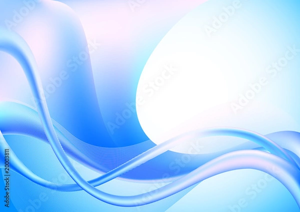 Fototapeta Abstract background in blue colors