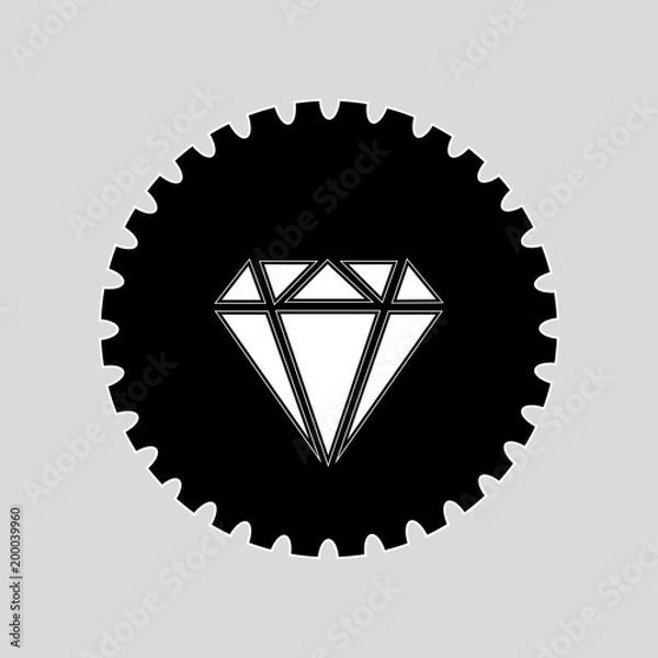 Obraz Diamond line icon2