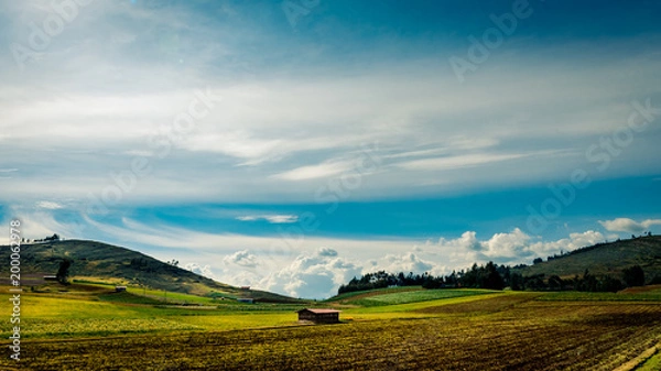 Fototapeta Landscape andes mountain