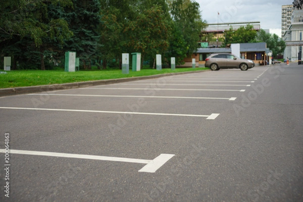 Obraz Empty parking lots