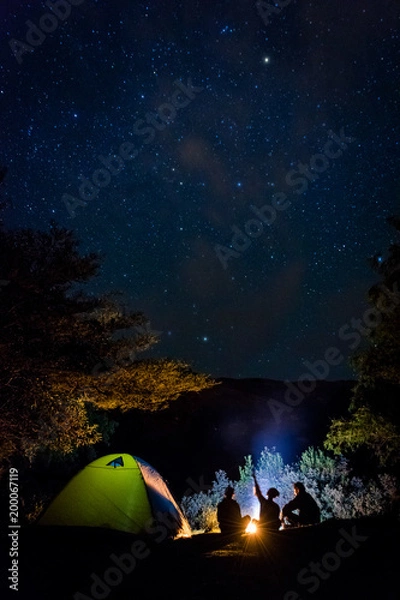 Fototapeta Camping starts