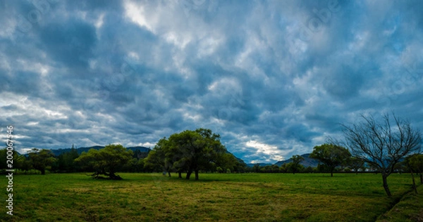 Fototapeta cloudy sky landscape