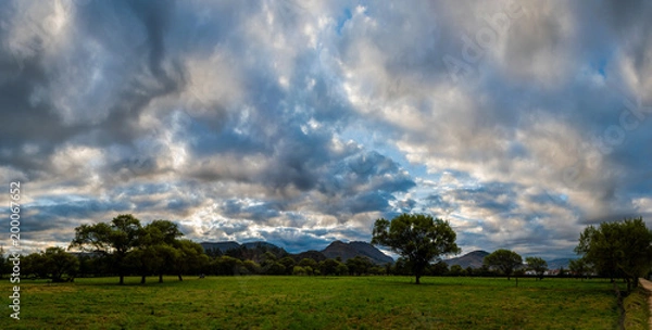 Fototapeta Cloudy sky landscape