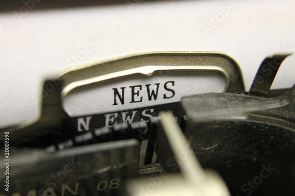Obraz News Typewriter